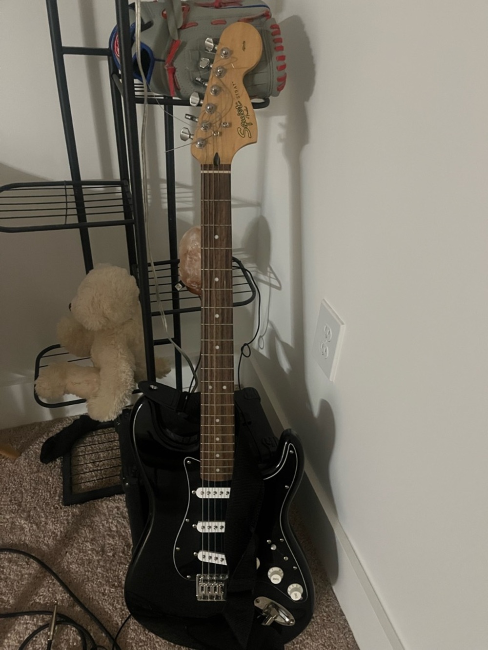 Strat-Style Electric Guitar - Black